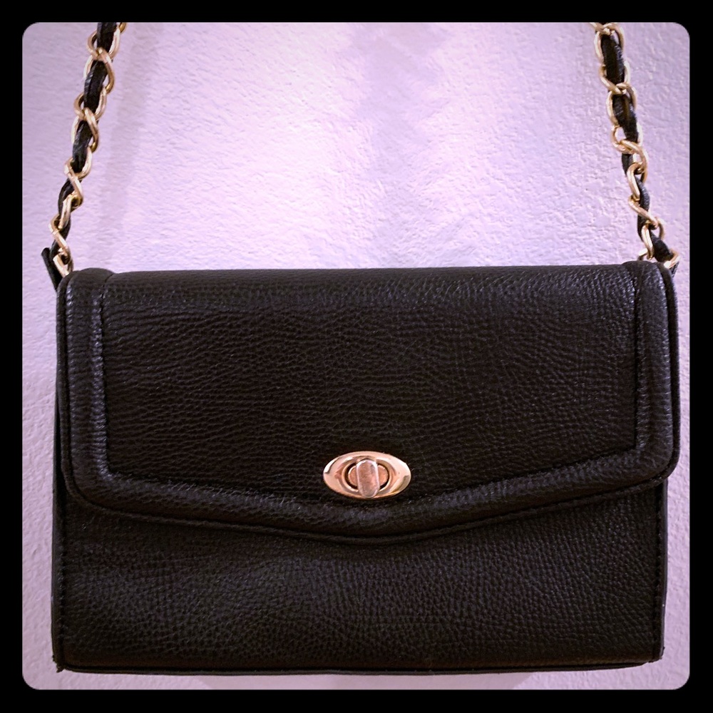 Mini black purse